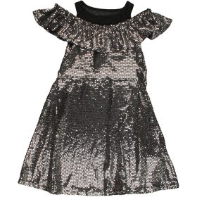 Primark Pöttyös fekete ruha (128) kislány