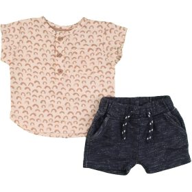 Mintás-kék szett (62) baba