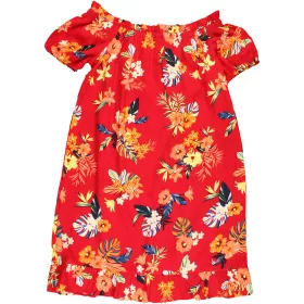 Primark Virágos piros ruha (146) lány