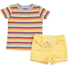 Csíkos-sárga szett (68) baba