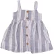 Primark Csíkos kék ruha (74) baba