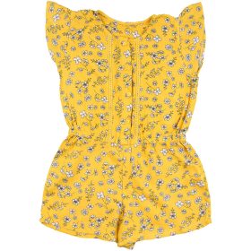 Matalan Virágos sárga playsuit (104) kislány