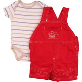 Csíkos-piros szett (68) baba