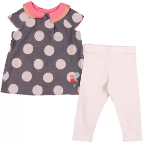 Pöttyös-ekrü szett (74) baba