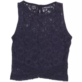 Sötétkék csipkefelső (XS)  női