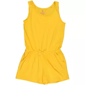 Sárga playsuit (134-140) lány