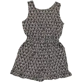 Next Mintás fekete playsuit (140) lány