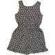 Next Mintás fekete playsuit (140) lány