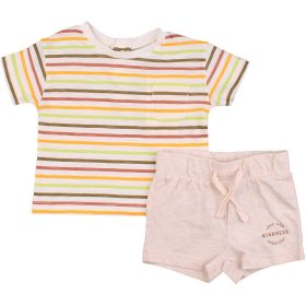 Csíkos-bézs szett (62) baba