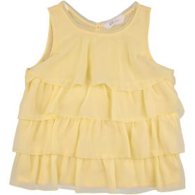 H&M Fodros sárga felső (152) lány