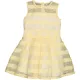Csíkos sárga ruha (122) kislány