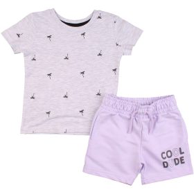 Pálmafás-lila szett (80) baba