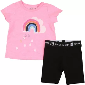 Pink-fekete szett (74) baba