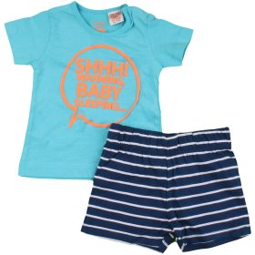 Türkiz-csíkos szett (62) baba