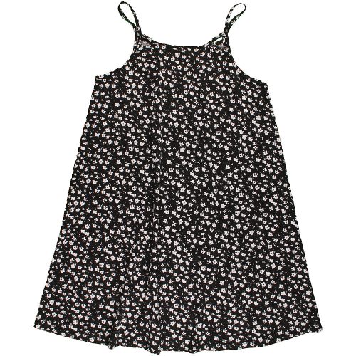 Primark Virágos fekete ruha (152) lány