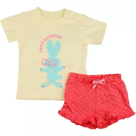 Sárga-pöttyös szett (68) baba