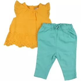 Mustár-türkiz szett (74) baba