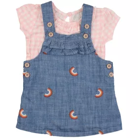 Kockás-farmerkék szett (62) baba