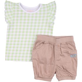 Kockás-drapp szett (80) baba