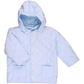 Világoskék kabát (68-74) baba