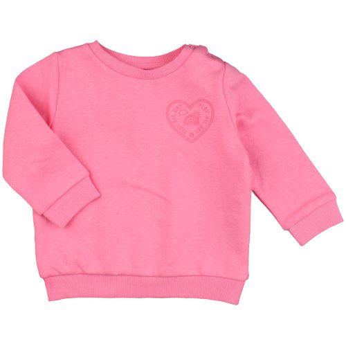 F&F Rózsaszín pulóver (68) baba