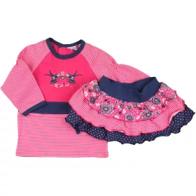 Pinkcsíkos szett (62) baba