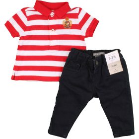 Csíkos-kék szett (62) baba