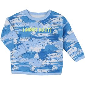 Kékmintás pulóver (80) baba