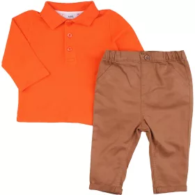 Narancs-barna szett (68) baba