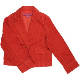 Barna kord kabát (116) kislány