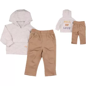 Melírozott-drapp szett (68) baba