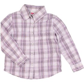 Lilakockás blúz (92) kislány