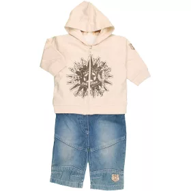 Bézs-kék szett (62-68) baba