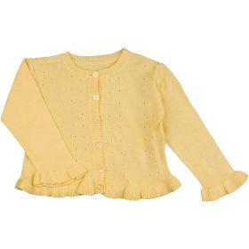 Sárga kardigán (74-80) baba