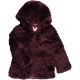 Marks&Spencer Padlizsán prémes kabát (116) kislány