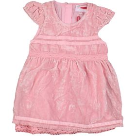 Name It Rózsaszín bársony ruha (68) baba