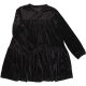 Fekete bársony ruha (122) kislány