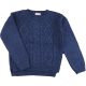 Next Kék pulóver (128) kisfiú