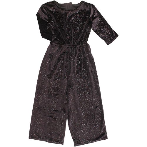 St Bernard Fekete bársony jumpsuit (122) kislány