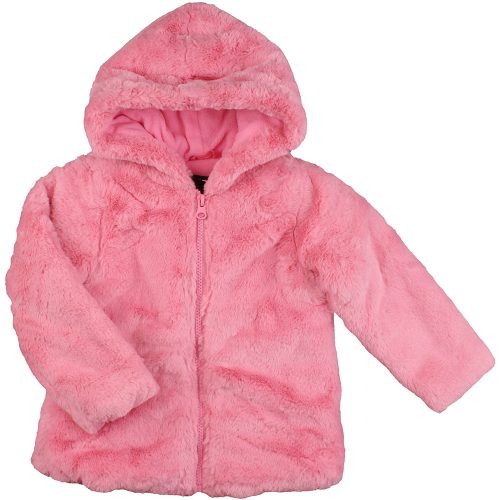 Blue Seven Rózsaszín prémes kabát (86-92) kislány