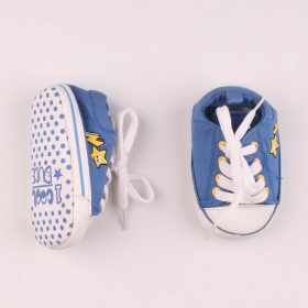 F&F Csillagos kék kocsicipő (3-6) baba