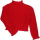 Piros pulóver (S/M)  női