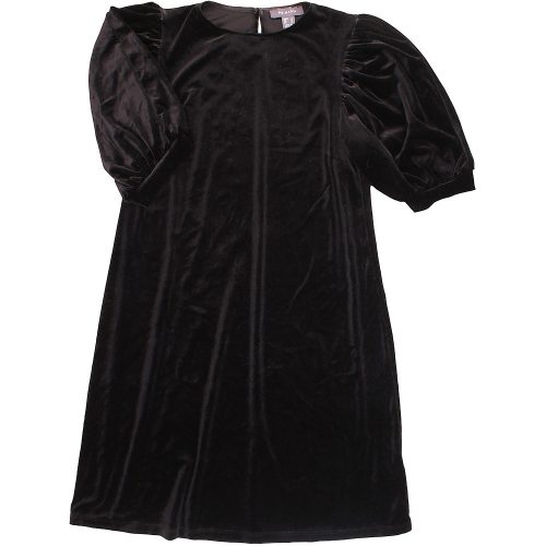 Primark Fekete bársony ruha (36)  női