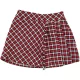 Kockás szövetszoknya (110) kislány