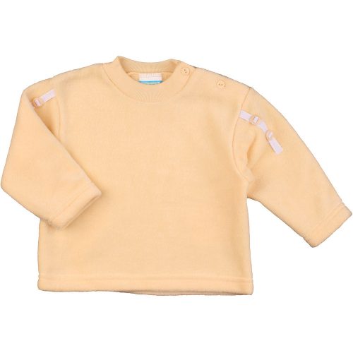 Sárga polár pulóver (74) baba