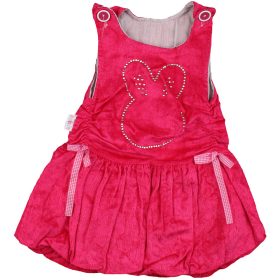 Pink kordbársony ruha (80) baba