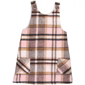 Kockás ruha (116) kislány