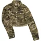 New Look Terepmintás farmerdzseki (140-146) lány