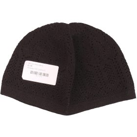 Áttört fekete sapka (3-6 év) kislány