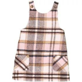 Kockás ruha (116) kislány